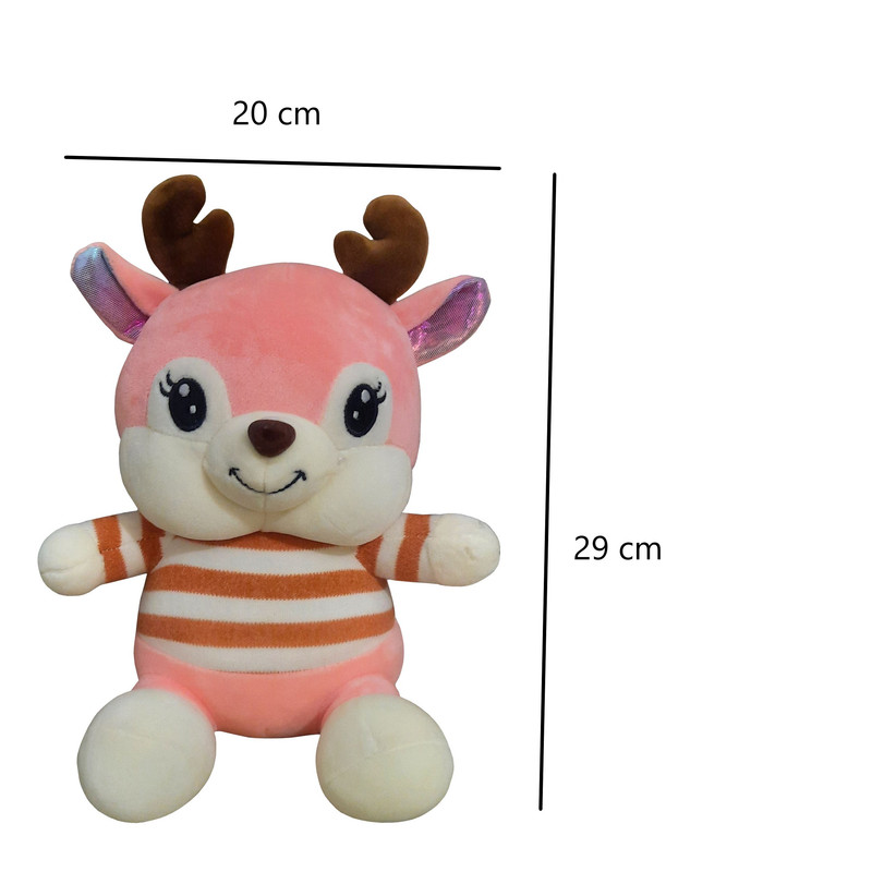 عروسک طرح گوزن کد 6090 ارتفاع 29 سانتی متر