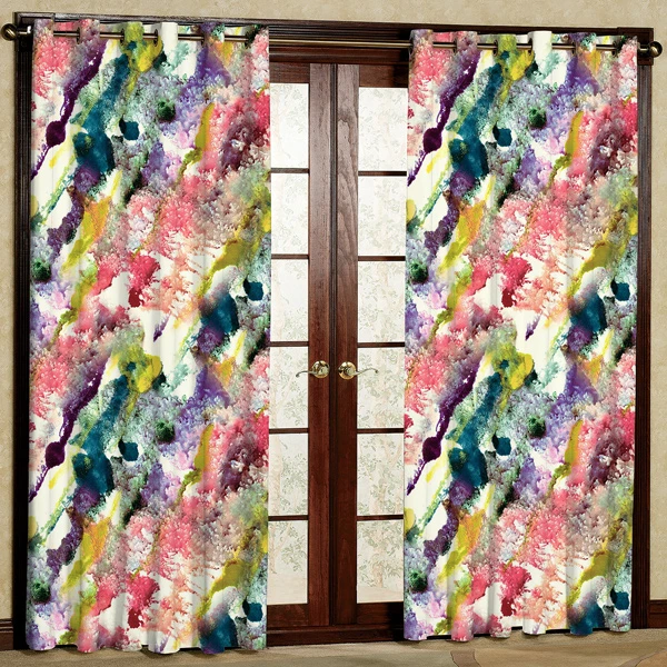 پرده مدل هازان پانچی کد 1 سایز 280x140 سانتی متر