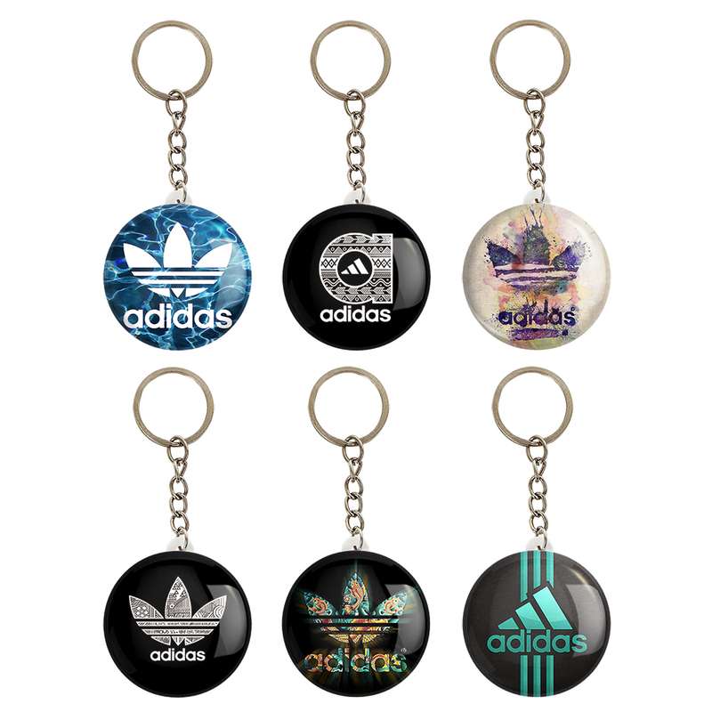 جاکلیدی خندالو مدل آدیداس Adidas کد 1458A مجموعه 6 عددی