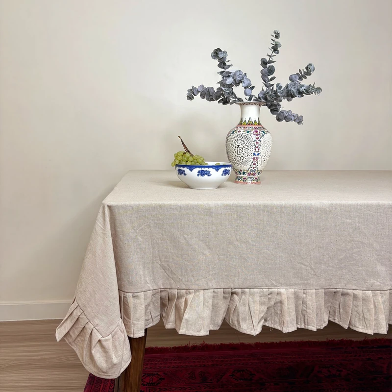 رومیزی مدل چین دار سایز 110x150 سانتی‌متر