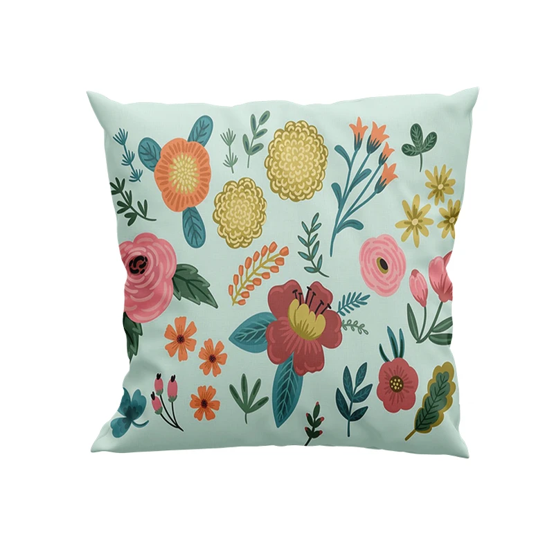 کوسن پاد آفرین مدل گل های فانتزی کد DKK602