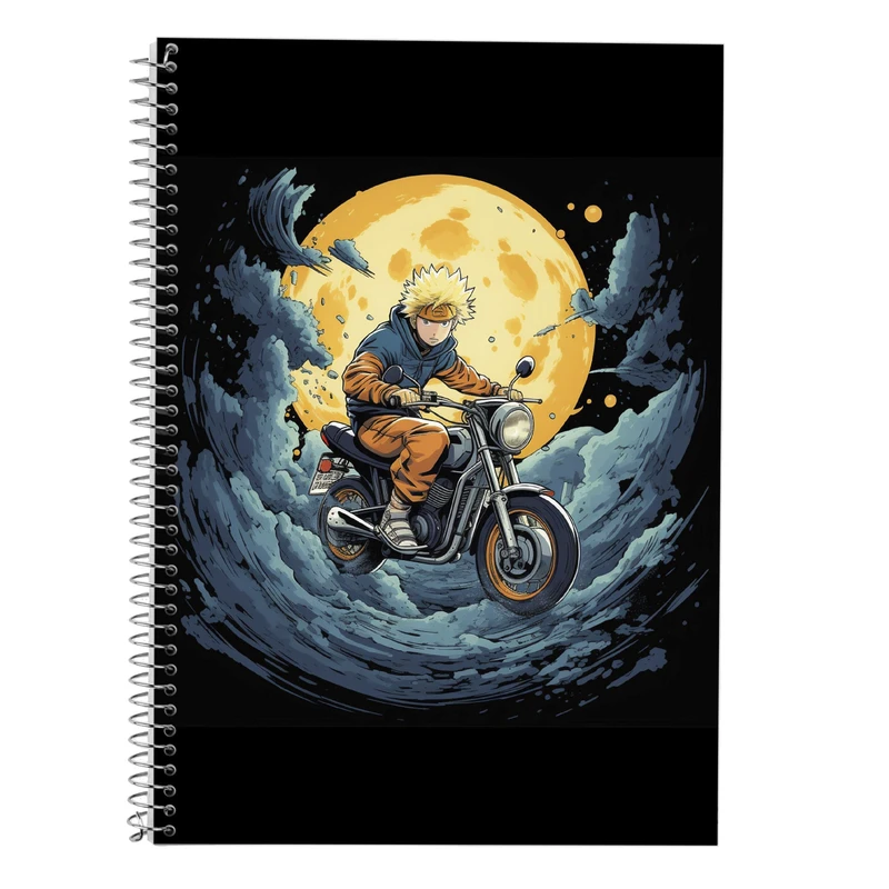 دفتر زبان 50 برگ مدوپد مدل Naroto کد DF11399