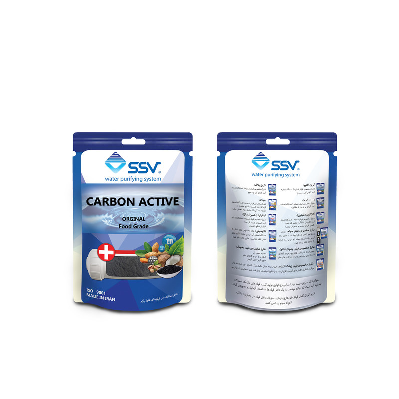 فیلتر دستگاه تصفیه آب اس اس وی مدل Carbon active به همراه شارژ یدک وزن 140 گرم فیلتر دستگاه تصفیه آب اس اس وی مدل Carbon active به همراه شارژ یدک وزن 140 گرم