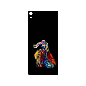 MAHOOT Rainbow Hair Digital Art Cover Sticker for Sony Xperia XA Ultra