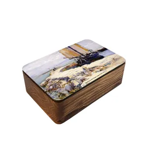 جعبه هدیه چوبی آزاکو مدل BR3-010
