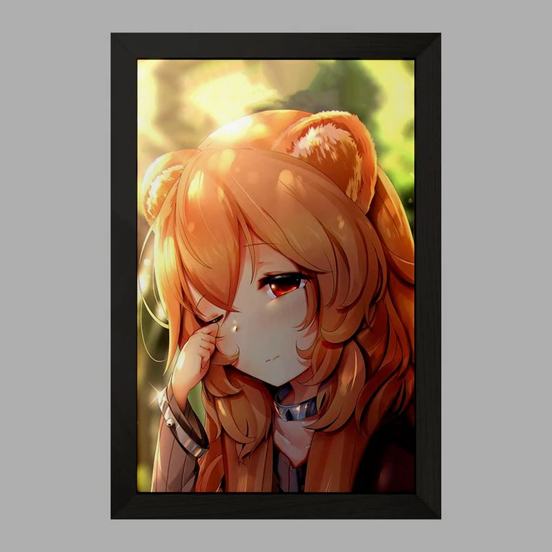 تابلو خندالو مدل رافتالیا انیمه ظهور قهرمان سپر  کد 15966