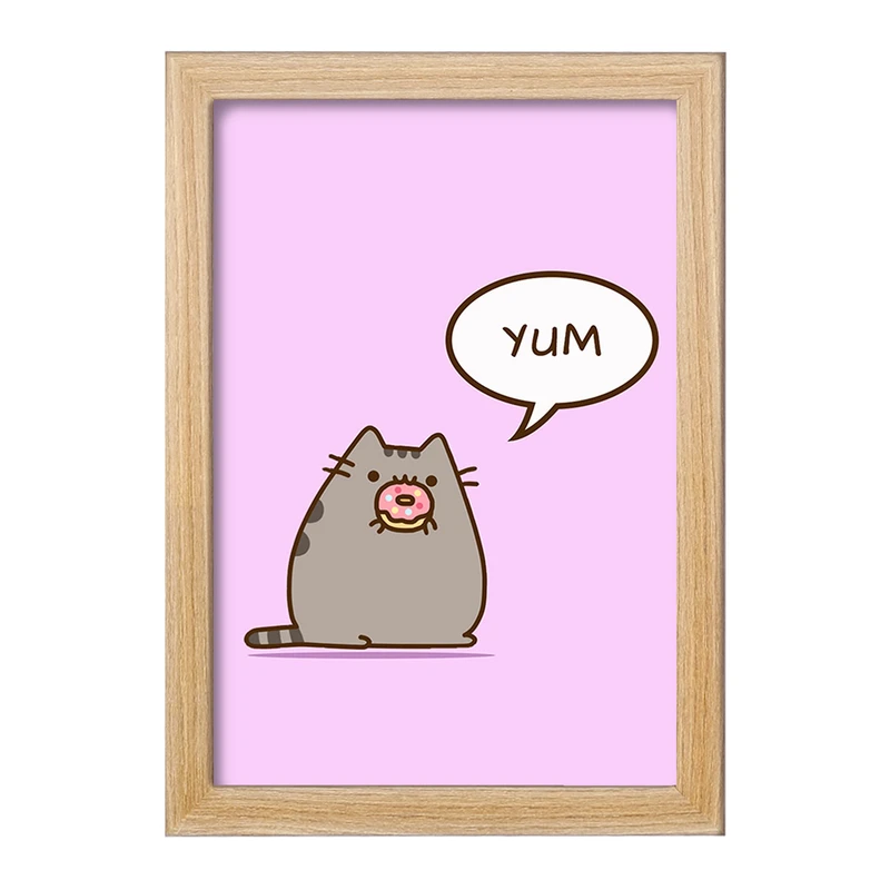 تابلو خندالو مدل پوشین گربه بامزه کد 26599