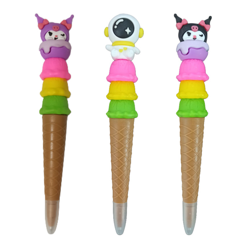 خودکار 1میلی متری مدل فانتزی مجموعه 3 عددی