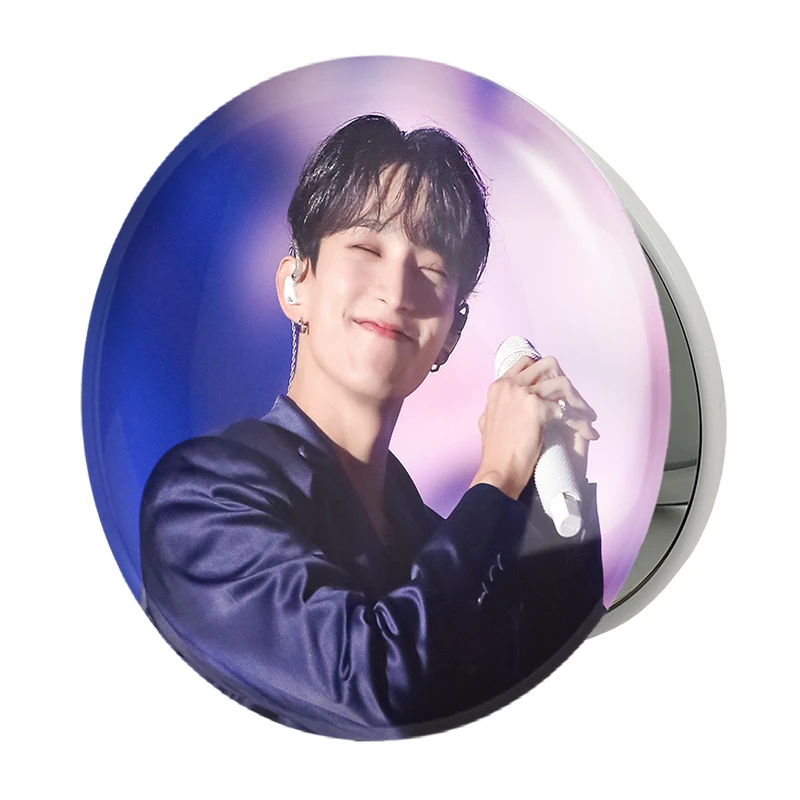 آینه جیبی خندالو طرح دی کی گروه سونتین Seventeen مدل تاشو کد 21540 