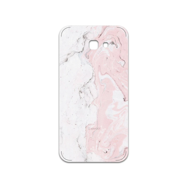 برچسب پوششی ماهوت مدل Blanco-Pink-Marble مناسب برای گوشی موبایل سامسونگ Galaxy A7 2017