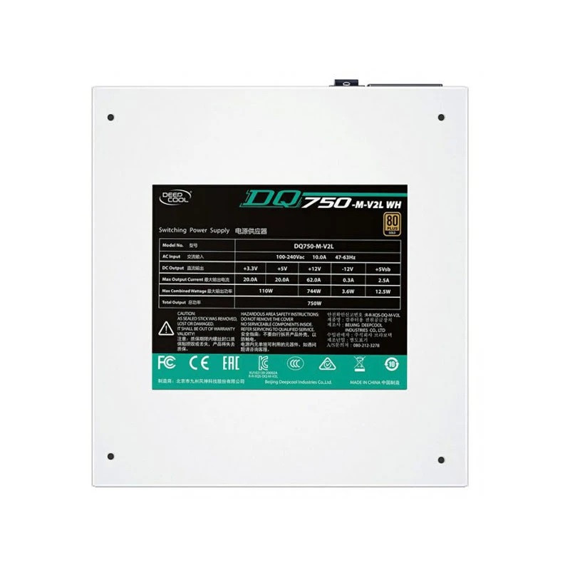 منبع تغذیه کامپیوتر 750 وات دیپ کول مدل DQ750-M-V2L-WH