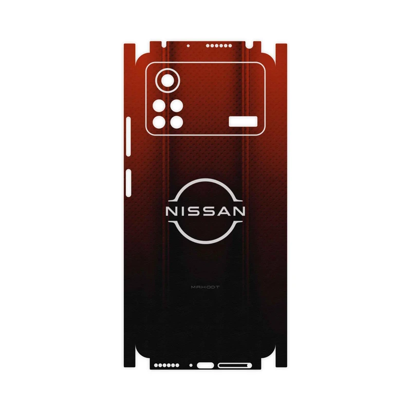 برچسب پوششی ماهوت مدل Nissan-Logo-FullSkin مناسب برای گوشی موبایل شیائومی Poco X4 Pro 5G