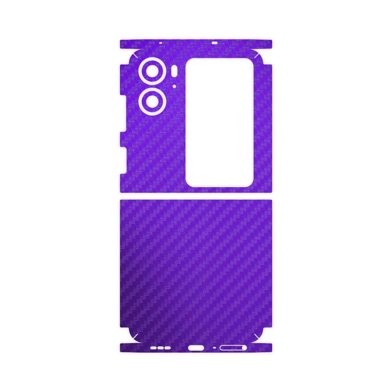 برچسب پوششی ماهوت مدل Purple-Fiber-FullSkin مناسب برای گوشی موبایل اپو Find N2 Flip
