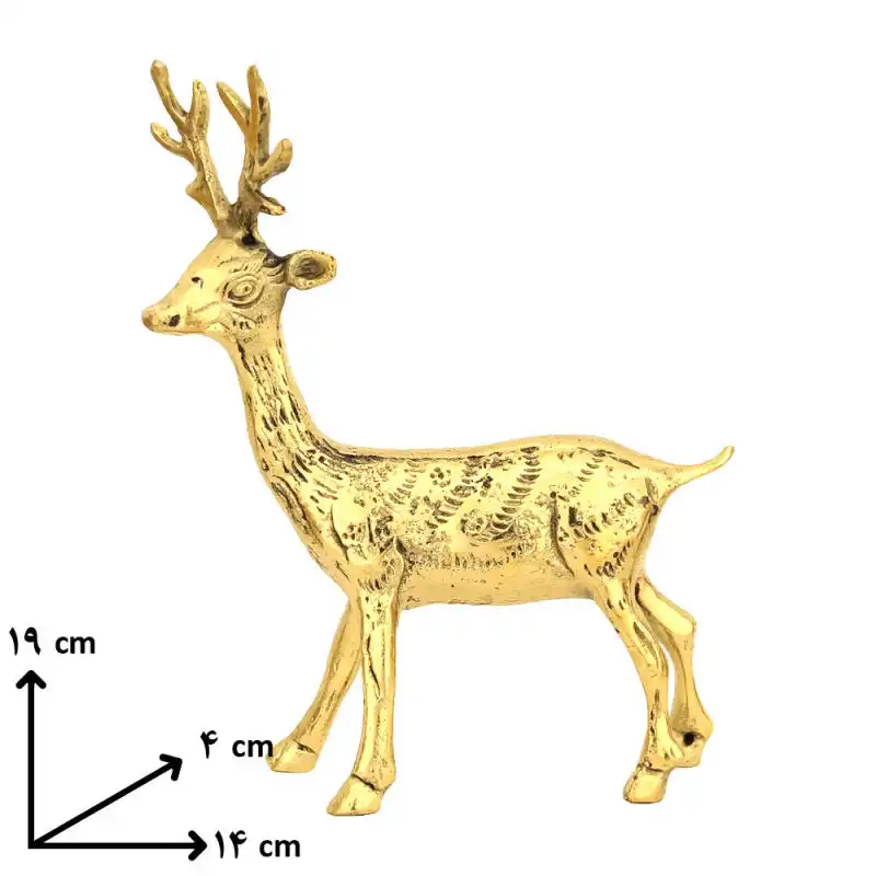 دکوری برنجی مدل گوزن کد 8766