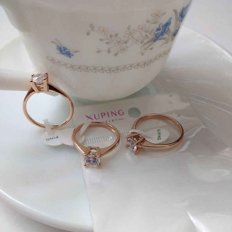 انگشتر زنانه ژوپینگ مدل تک نگین الماسی AN753 انگشتر زنانه ژوپینگ مدل تک نگین الماسی AN753