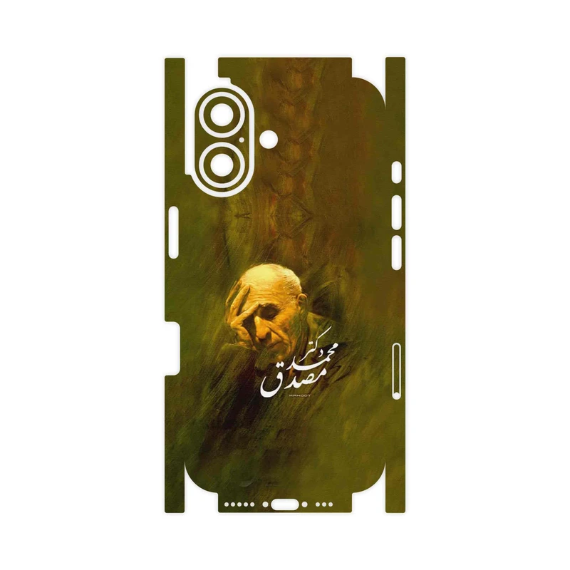 برچسب پوششی ماهوت مدل Dr_Mosadeq-FullSkin مناسب برای گوشی موبایل اپل iPhone 16
