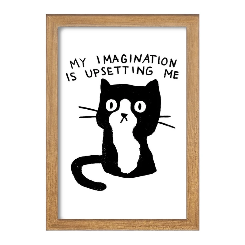 تابلو خندالو مدل گربه خلاق کد 29316