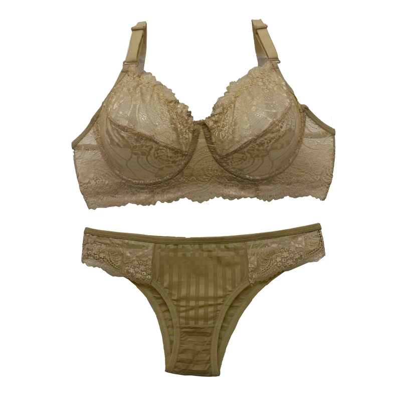 ست شورت و سوتین زنانه مدل گیپور اسلیمی