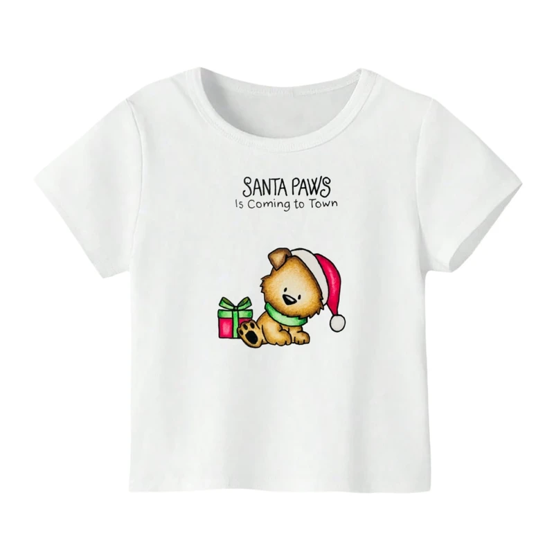 تی شرت آستین کوتاه بچگانه مدل خرس کریسمس کد 9