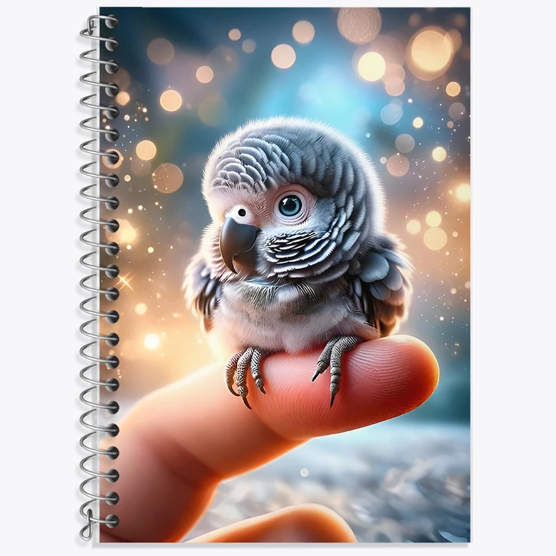 دفتر لغت 50 برگ خندالو طرح طوطی کوچولو کد F7519