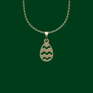 گردنبند طلا 18 عیار زنانه مدوپد مدل هندسی کد FF2-1-1133