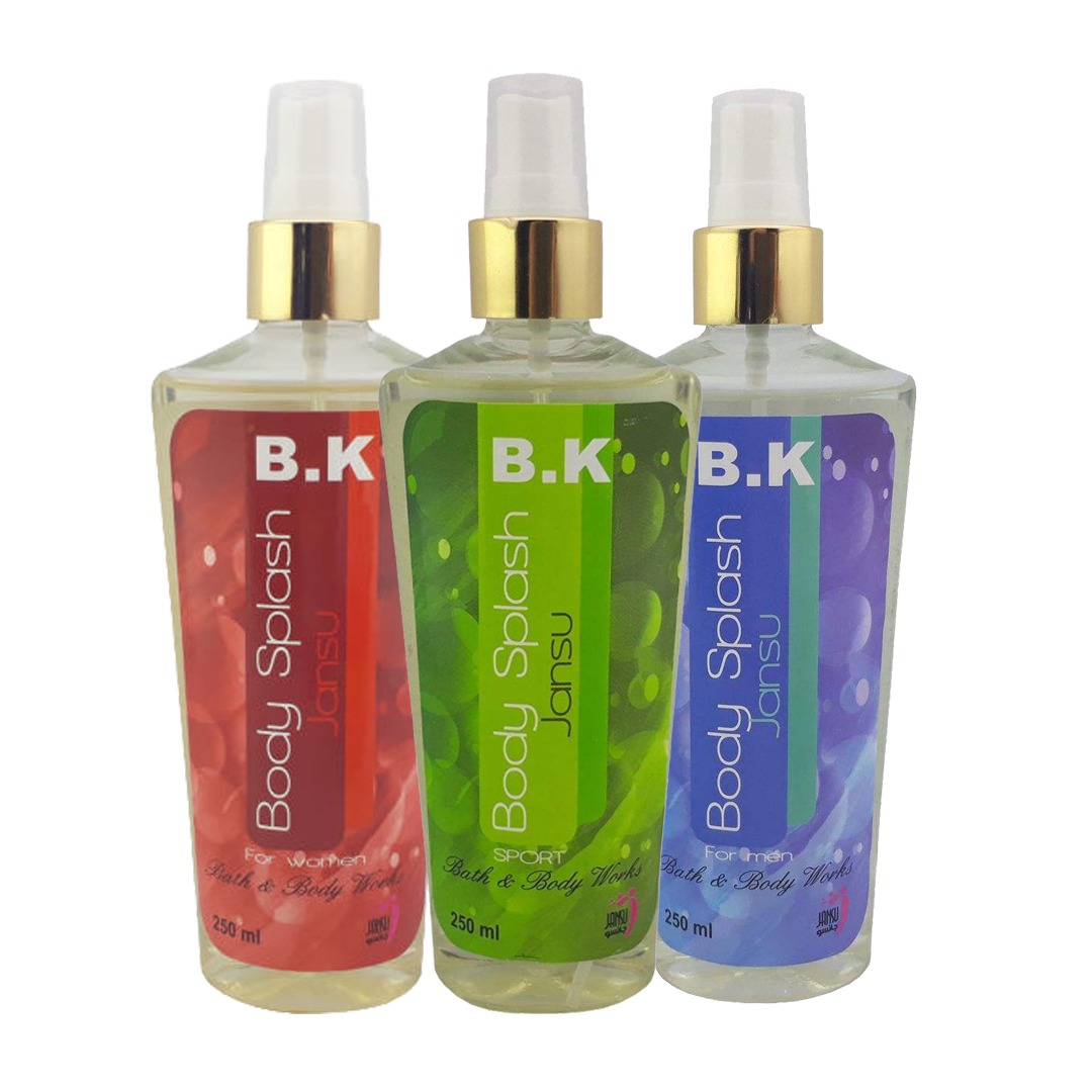 بادی اسپلش بی کی مدل tomford و hermes و casmir chopard حجم 250 میلی لیتر