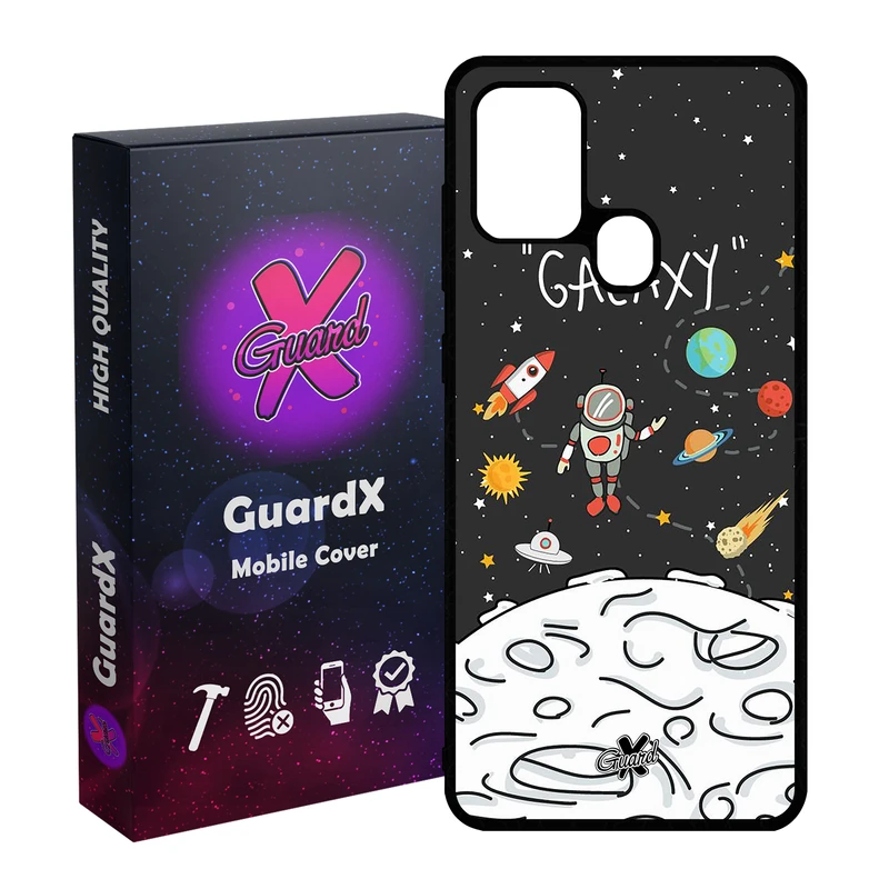 کاور گارد ایکس طرح Galaxy مدل Glass10014 مناسب برای گوشی موبایل سامسونگ Galaxy A21s