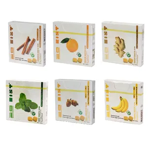 آدامس سقز بیست با طعم های مختلف شیرین شده با شکر قهوه ای - 50 گرم بسته 6 عددی