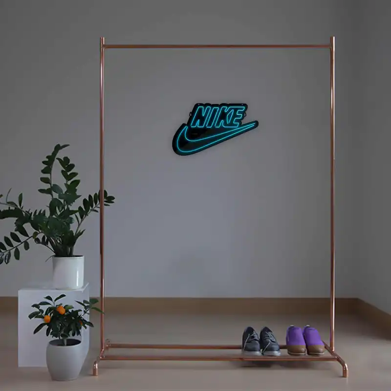 چراغ دیواری نئون دیزاین طرح Text-BL_TBL