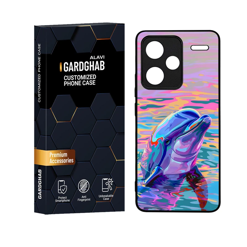 کاور گارد قاب علوی مدل دور ژله ای مناسب برای گوشی موبایل شیائومی Redmi Note 13 Pro Plus 5G