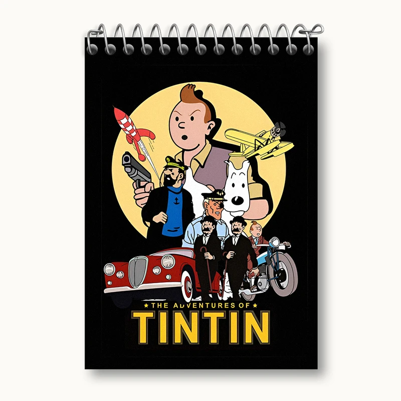 دفتر یادداشت 50 برگ خندالو طرح ماجراهای تن تن کد N2006