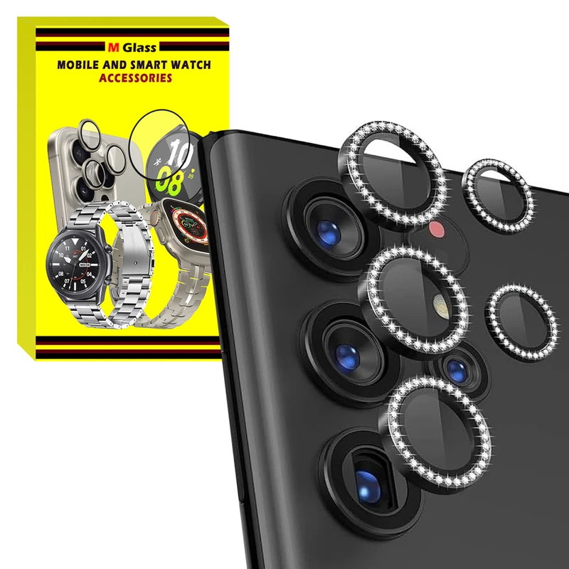 محافظ لنز دوربین ام‌گلس مدل RNG Shine MG مناسب برای گوشی موبایل سامسونگ Galaxy S25 Ultra