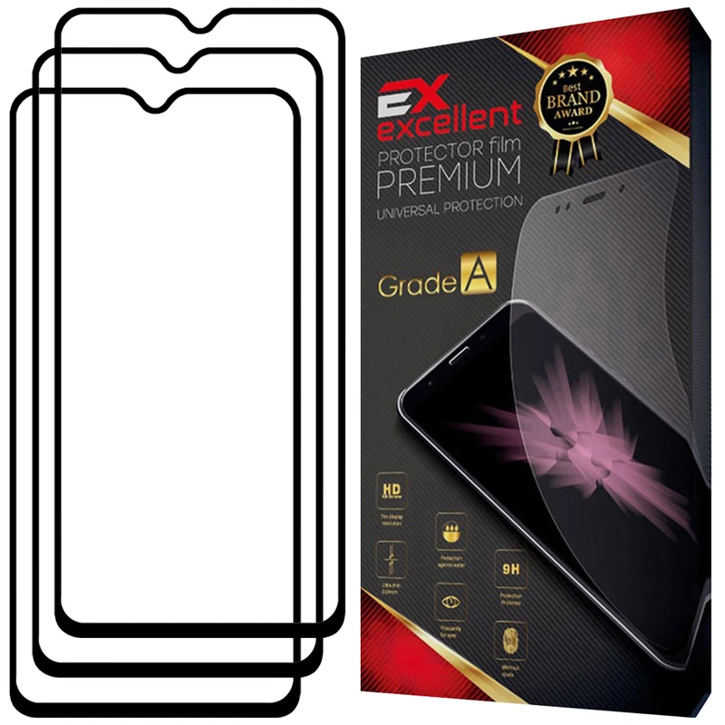 محافظ صفحه نمایش شیشه ای ایکس اکسلنت مدل XFU مناسب برای گوشی موبایل شیائومی Redmi Note 8T بسته سه عددی