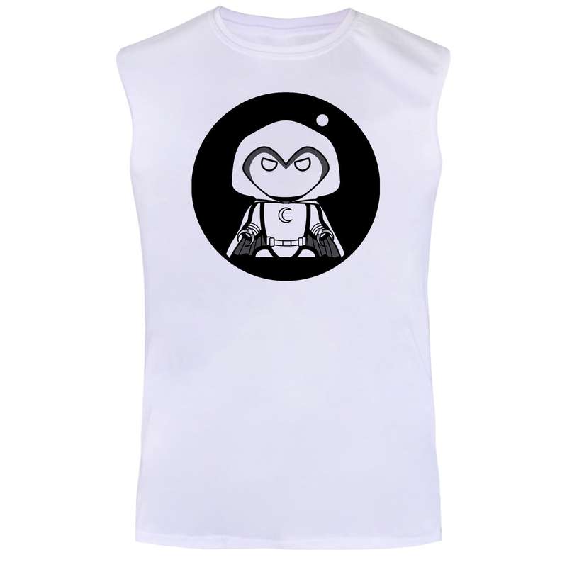تاپ مردانه مدل Moon knight کد BA598 رنگ سفید