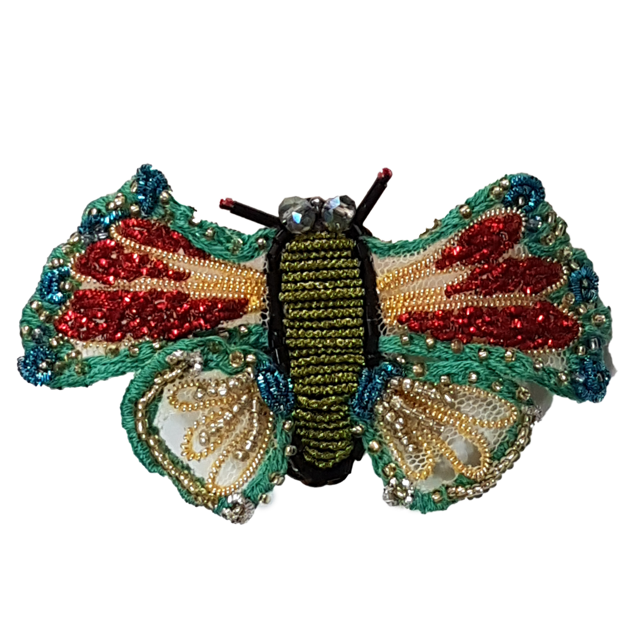 سنجاق سینه زنانه مدل پروانه کد GOL401