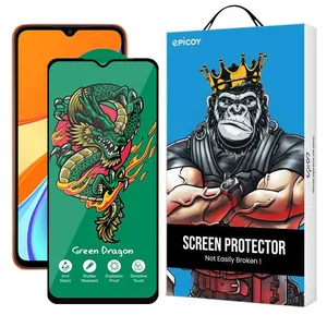 Epicoy Green Dragon ExplosionProof Screen Protector For Xiaomi Redmi 9C/ 9T/ 9C NFC/ 9 India/ 9A Sport/ Redmi 9A
