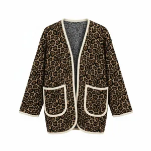 مانتو کتی زنانه مدل پلنگی