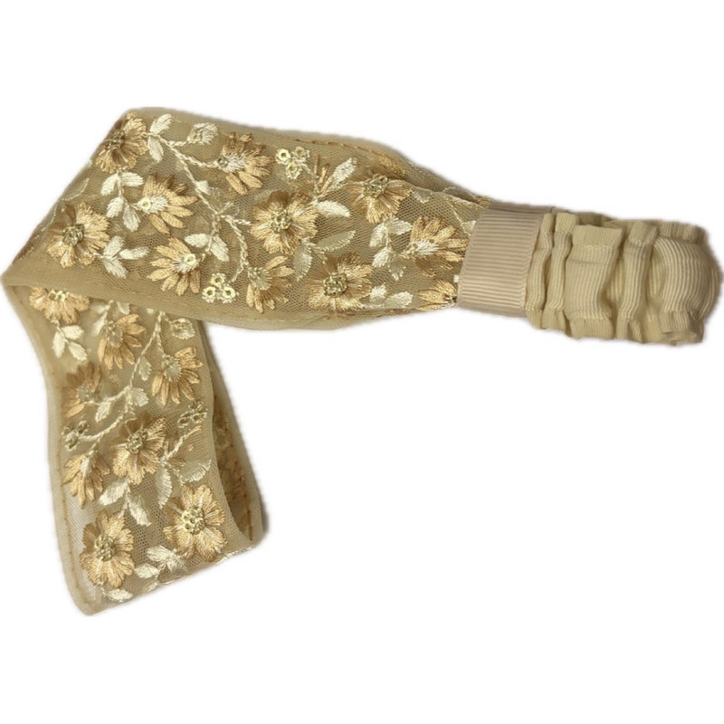 هدبند مو زنانه دست ساز مدل زرین