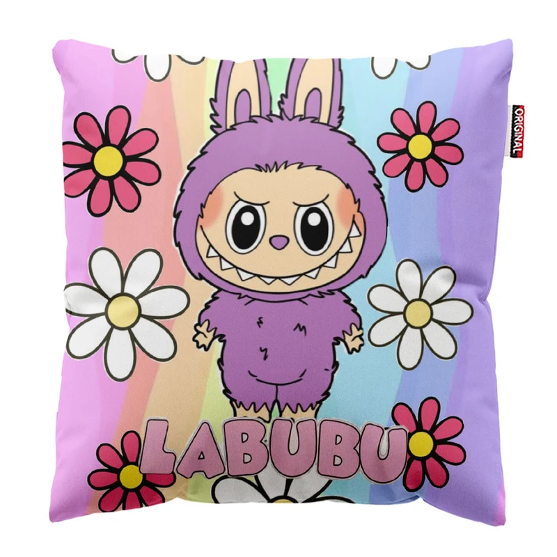 کوسن پاد آفرین طرح لبوبو کد 140 سایز 30*30 سانتی متر