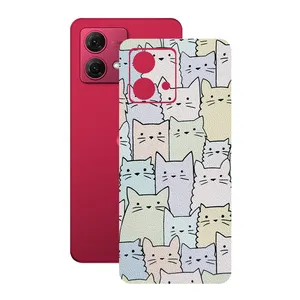 Remax cover sticker Leth model cat design suitable for Motorola Moto G84 mobile phone