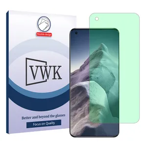 VWK Tough model Green light screen protector suitable for Xiaomi Mi 11 Ultra mobile phone
