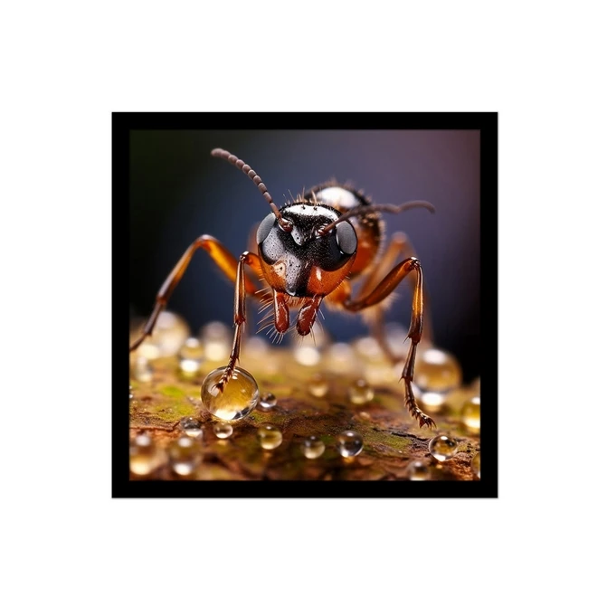 تابلو نوری بکلیت طرح حشرات مورچه مدل B-MID-17244