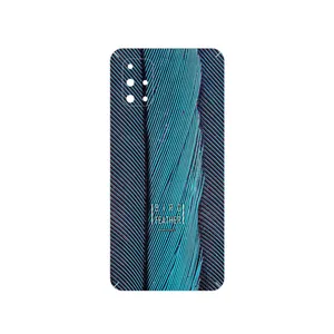 MAHOOT Turquoise feathers Cover Sticker for Samsung Galaxy M31S
