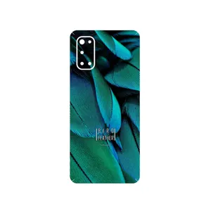MAHOOT Green Feather Cover Sticker for Realme 7 Pro