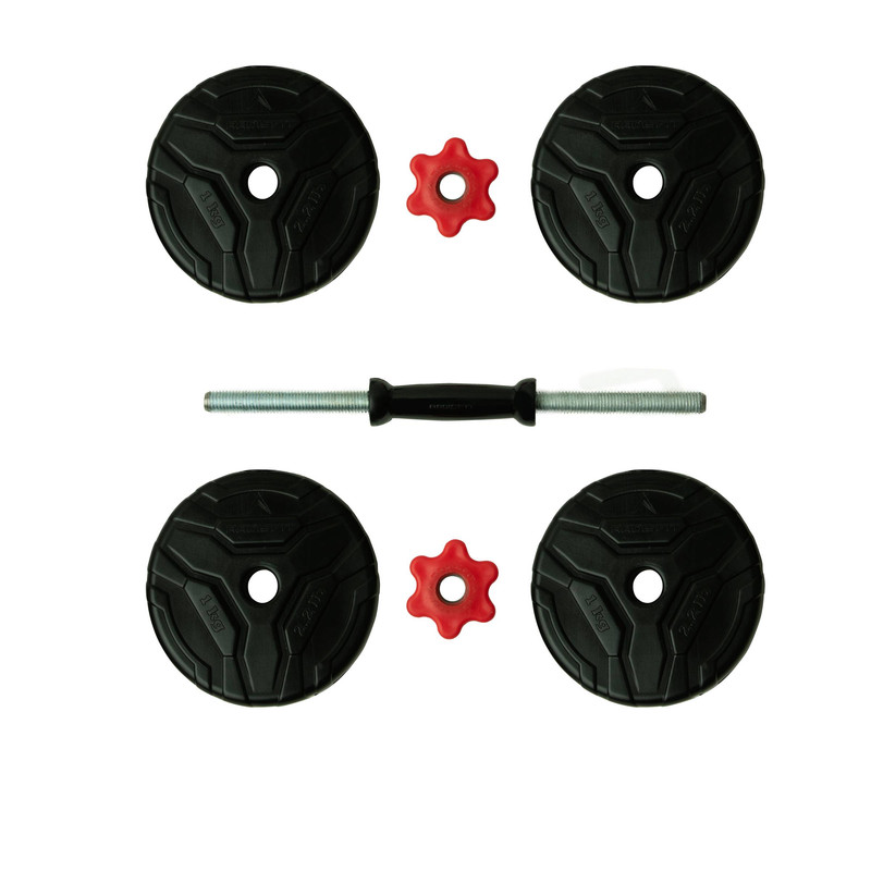 دمبل رادیس فیت مدل DVP-4-1000 وزن 4 کیلوگرم بسته 2 عددی