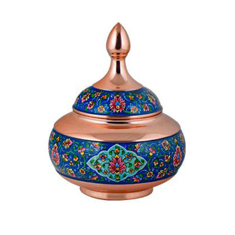 قندان مسی هنرلوکس طرح نقاشی مدل PGH25