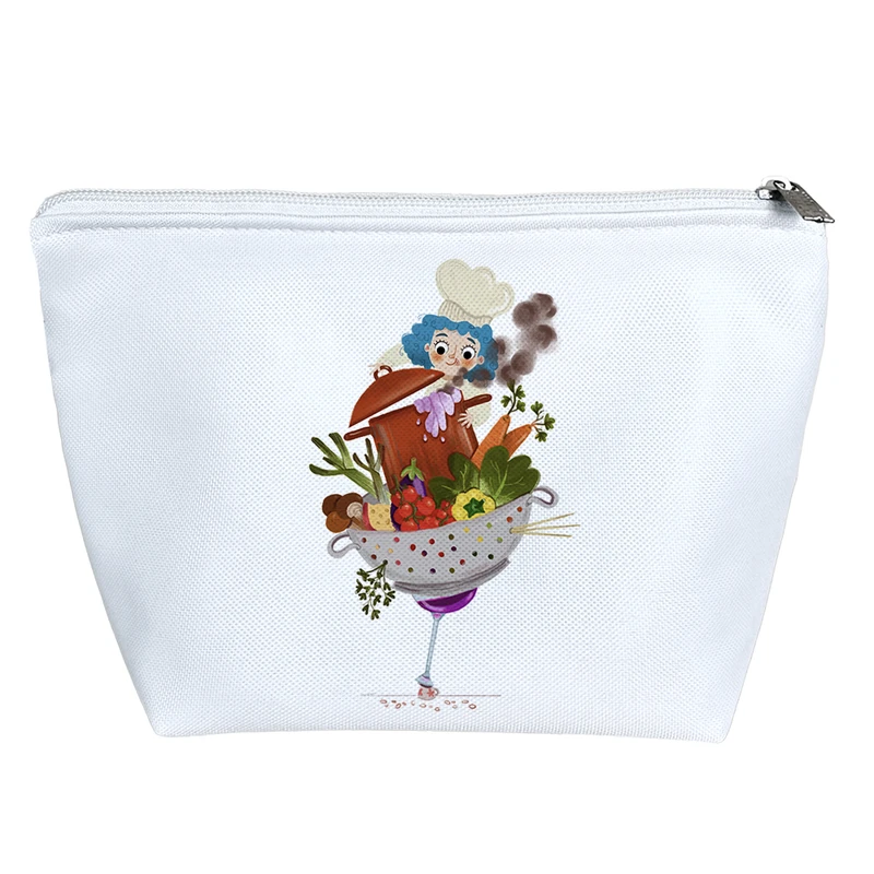 کیف لوازم آرایش دخترانه خندالو مدل دختر آشپز کد H1762