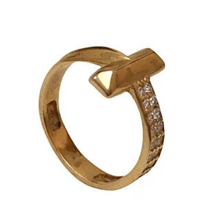 انگشتر زنانه مدل نگینی