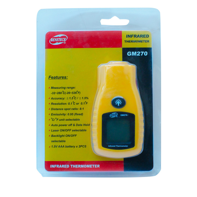 ترمومتر لیزری بنتک مدل GM270