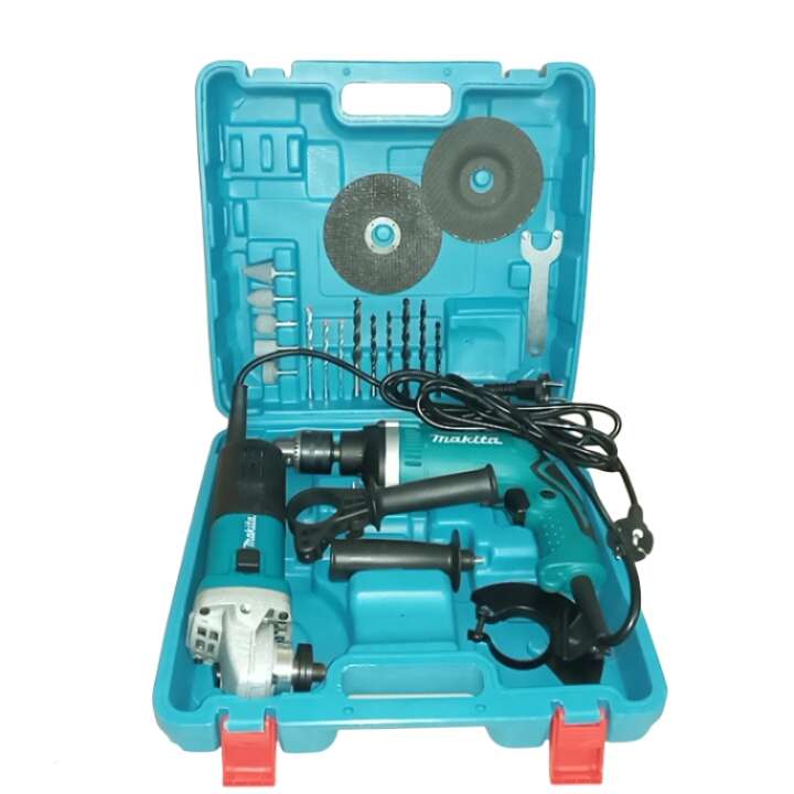 دریل چکشی ماکیتا مدل HP1630 به همراه مینی فرز ماکیتا